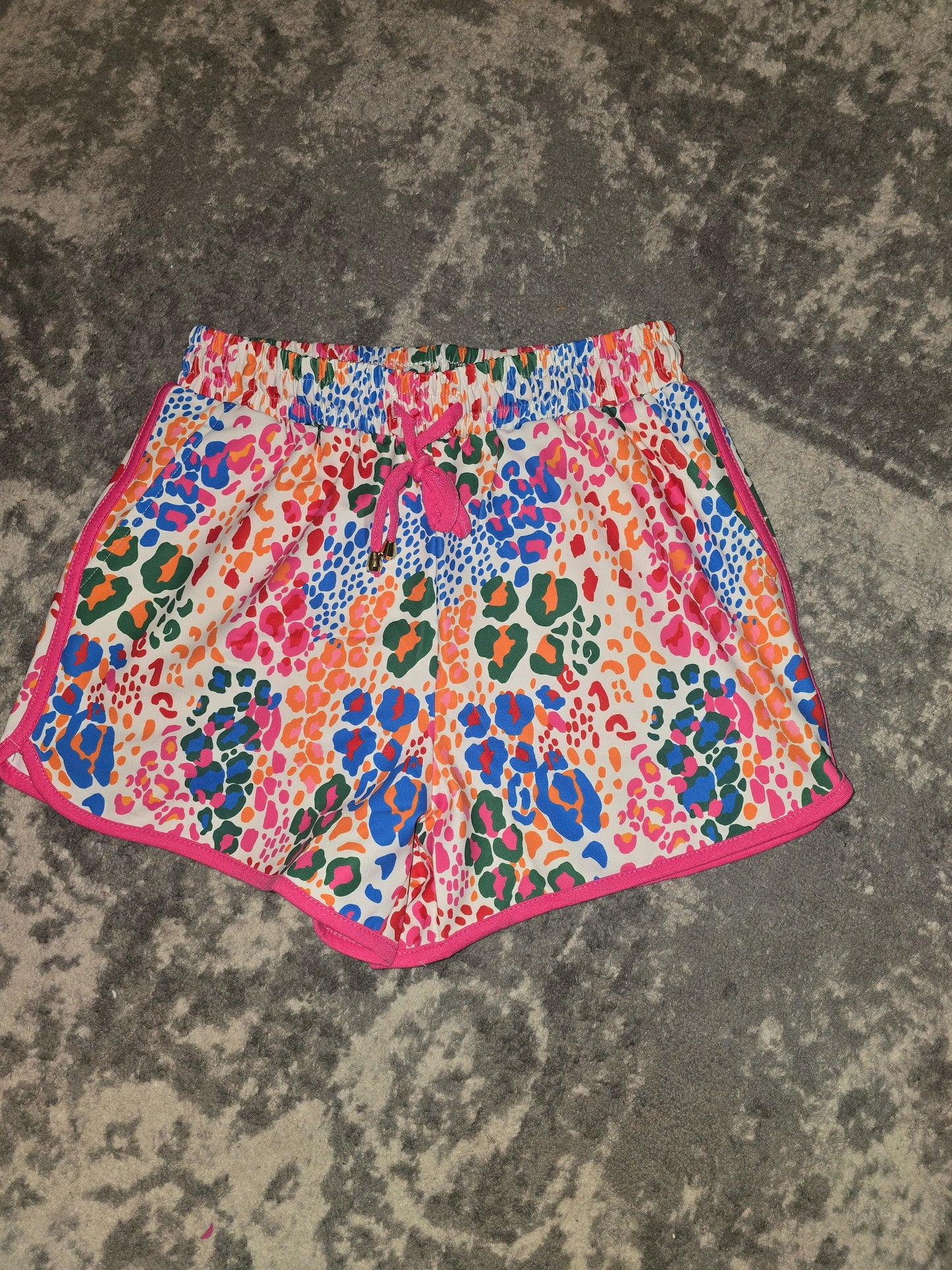 Electric leopard everyday shorts