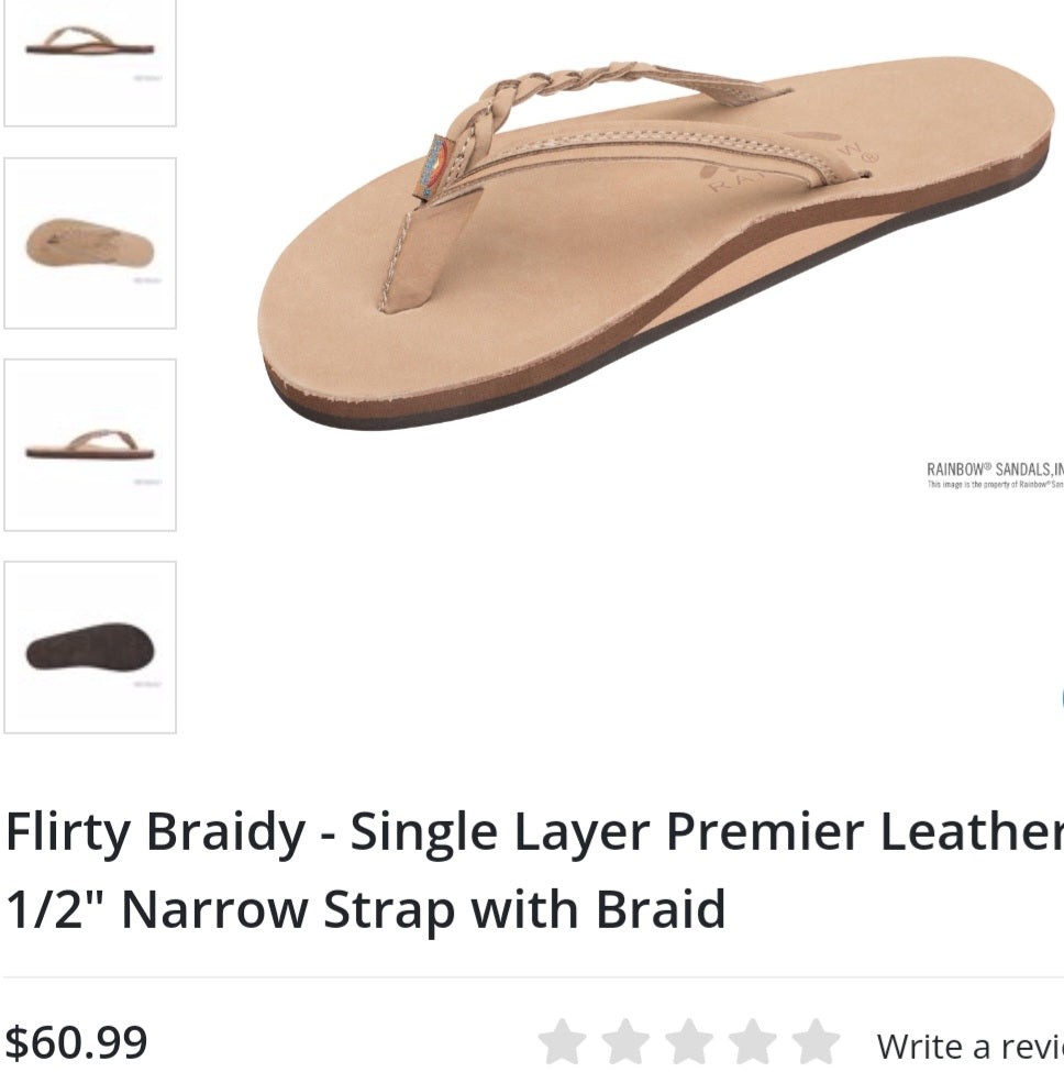 Rainbows ladies flirty braidy