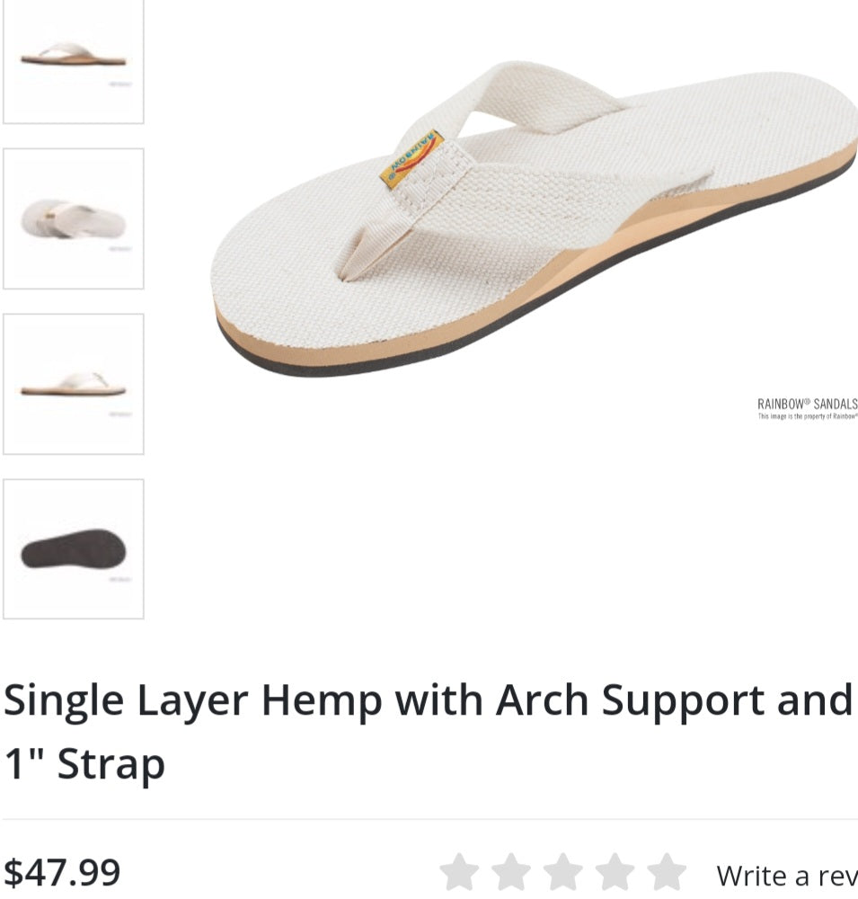 Rainbows ladies hemp