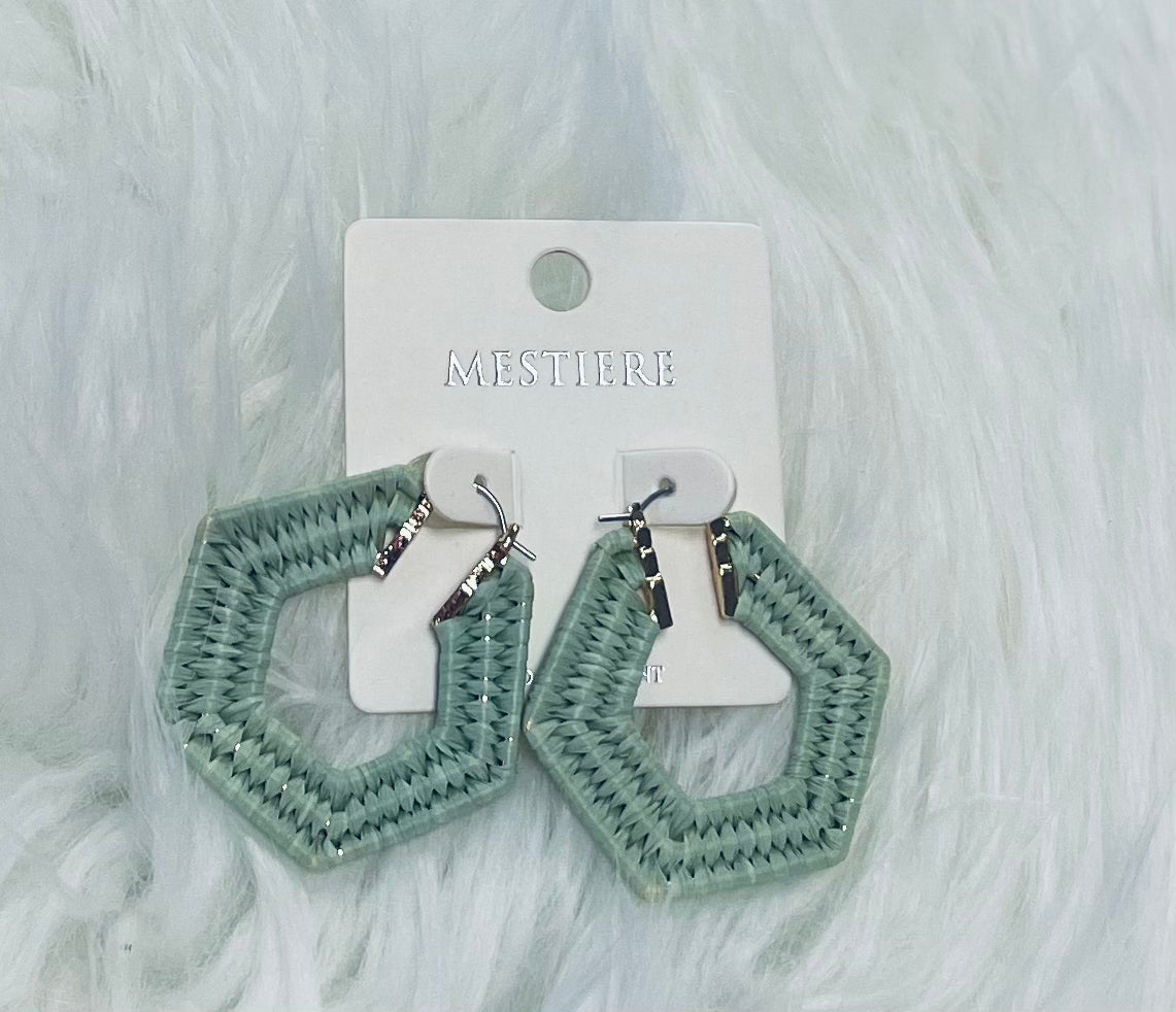 Hexagon Hoops, Sage