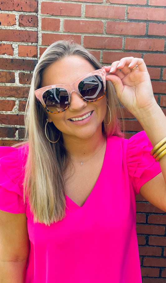 Pink & Tortoise Sunnies